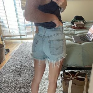 Levi’s 501 cutoff shorts